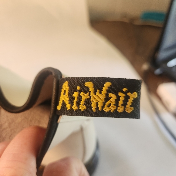 Doc Martens White Leather Zavala 1460 Boots - Picture 6 of 16